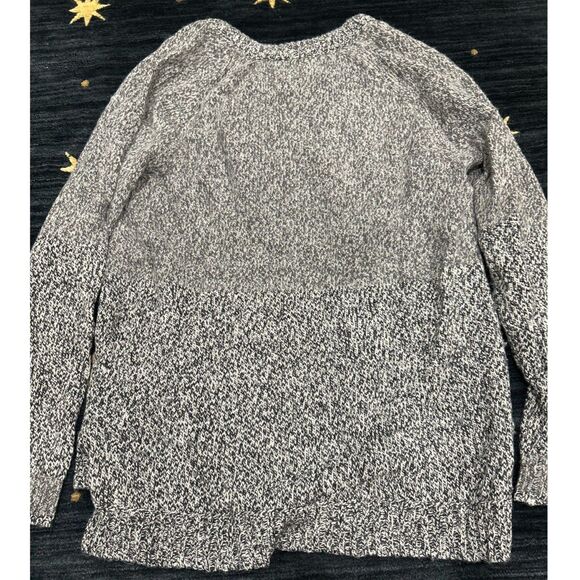 rag & bone Cotton Long Sleeve Knit Crewneck Sweater Gray Medium - Picture 3 of 5